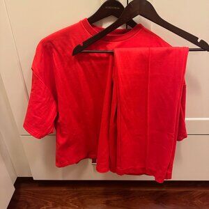 Staud set , pants and shirt